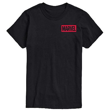 Big & Tall Marvel Blade Metal Comic Panels Short Sleeve Graphic Tee