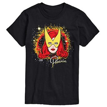 Big & Tall Marvel X-Men Phoenix Portrait Short Sleeve Graphic Tee