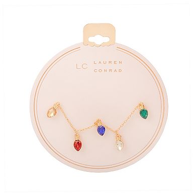 LC Lauren Conrad Christmas Lights Pin Set
