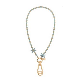 LC Lauren Conrad Suede Ribbon Phone Charm