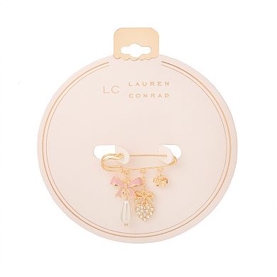 LC Lauren Conrad Feminine Whimsy Safety Pin Brooch