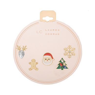 LC Lauren Conrad Christmas 5-Pc. Pin Set