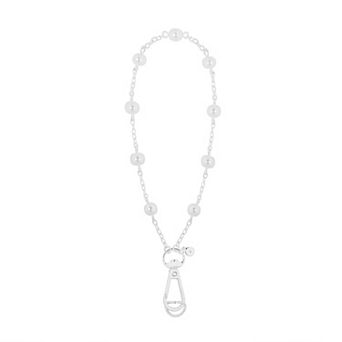 LC Lauren Conrad Simulated Pearl Station Phone Chain