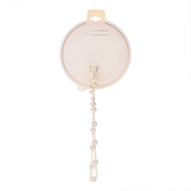LC Lauren Conrad Simulated Pearl Station Phone Chain