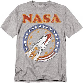 Big & Tall NASA Retro Space Shuttle Graphic Tee