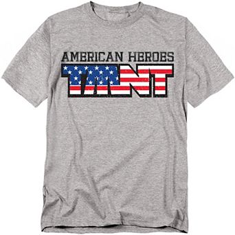 Big & Tall Teenage Mutant Ninja Turtles American Heroes Graphic Tee