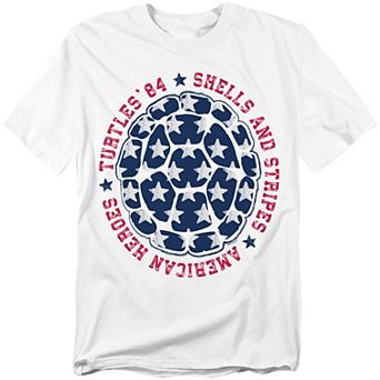 Big & Tall Teenage Mutant Ninja Turtles Shells & Stripes Graphic Tee