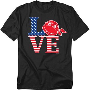 Big & Tall Teenage Mutant Ninja Turtles Love Graphic Tee