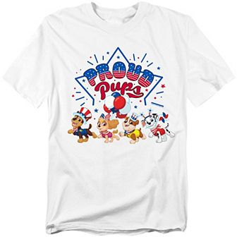 Big & Tall Paw Patrol Proud Pups Graphic Tee