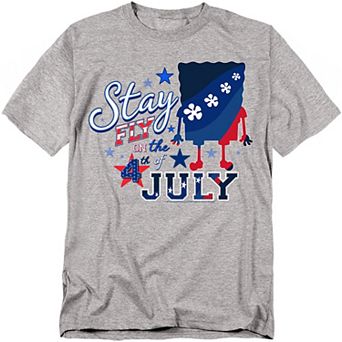 Big & Tall SpongeBob SquarePants Stay Fly Graphic Tee