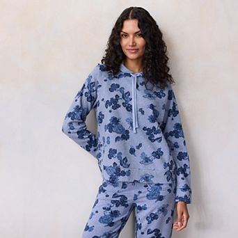 Petite LC Lauren Conrad Long Sleeve Hooded Sweatshirt