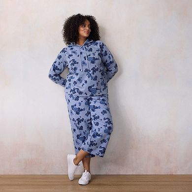 Plus Size LC Lauren Conrad Long Sleeve Hooded Sweatshirt