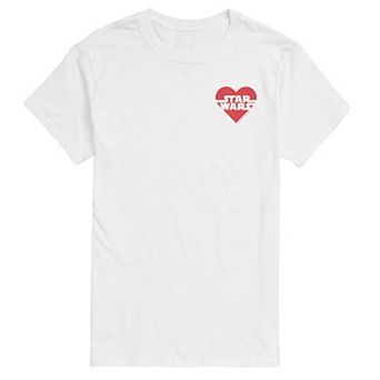 Big & Tall Star Wars Heart Logo Short Sleeve Graphic Tee