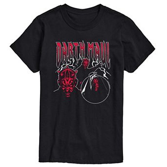 Big & Tall Star Wars Darth Maul Bootleg Short Sleeve Graphic Tee