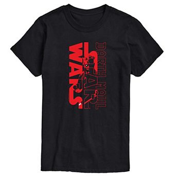 Big & Tall Star Wars Darth Maul Logo Short Sleeve Graphic Tee