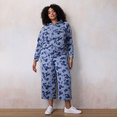 Plus Size LC Lauren Conrad Wildflower Sweatpants