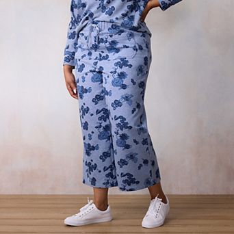 Plus Size LC Lauren Conrad Wildflower Sweatpants
