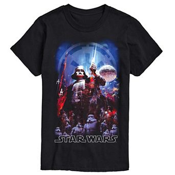 Big & Tall Star Wars The Empire Strikes Back Poster Short Sleeve Graphic Tee