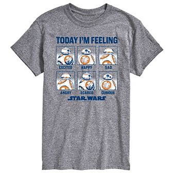 Big & Tall Star Wars BB-8 Moods Today I'm Feeling Short Sleeve Graphic Tee