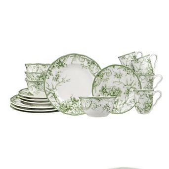 222 Fifth Adelaide Moss 16 pc Dinnerware Set