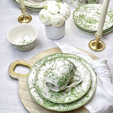 222 Fifth Adelaide Moss 16-pc. Dinnerware Set