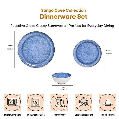 Sango Cove Blue 12-pc. Dinnerware Set