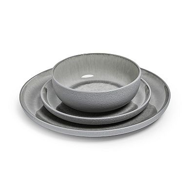 Sango Asher Gray 12-pc. Dinnerware Set