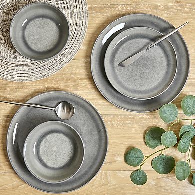 Sango Asher Gray 12-pc. Dinnerware Set