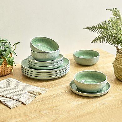 Sango Asher Green 12-pc. Dinnerware Set