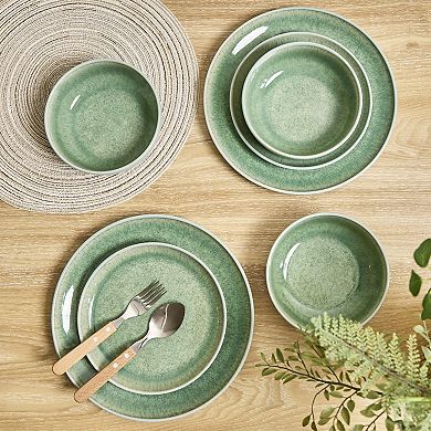 Sango Asher Green 12-pc. Dinnerware Set