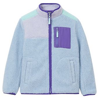 Kids 2-20 Lands' End Sherpa Contrast Full Zip Up Jacket