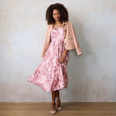 Women's LC Lauren Conrad Puff Sleeve A-Line Maxi Dress