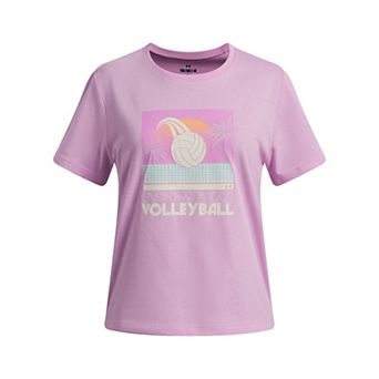 Girls 7-16 Under Armour Volleyball Graphic Short Sleeve Tee