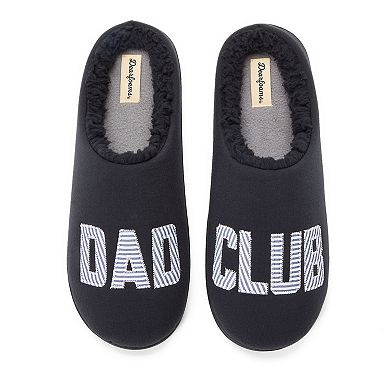 Dearfoams Men's Clog Slippers With Open Back