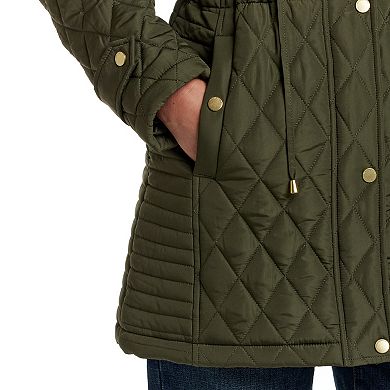Women's Weathercast Hooded Quilted Walker Jacket