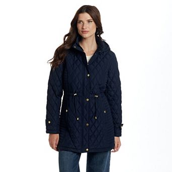 Women's Weathercast Hooded Quilted Walker Jacket