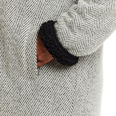 Women's Weathercast Reversible Knit Sherpa Lined Coatigan