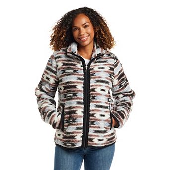 Women's Weathercast Zipper Front Bonded Fleece Jacket
