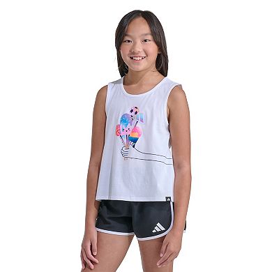 Girls 7-16 adidas Sleeveless Swing Back Vent Tank Top