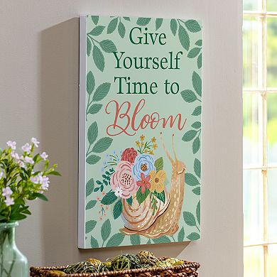 Evergreen Enterprises Time To Bloom Wooden Wall Decor