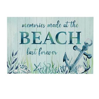 Evergreen Enterprises Beach Memories Wooden Wall Decor