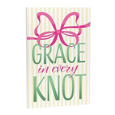 Evergreen Enterprises Grace in Every Knot Wooden Wall Decor
