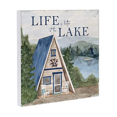 Evergreen Enterprises Life at The Lake Wooden Wall Decor