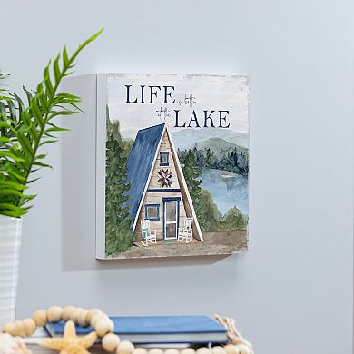 Evergreen Enterprises Life at The Lake Wooden Wall Decor
