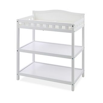 Badger Basket Simply Stylish Baby Changing Table with 2 Shelves