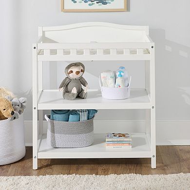 Badger Basket Simply Stylish Baby Changing Table & 2 Shelves