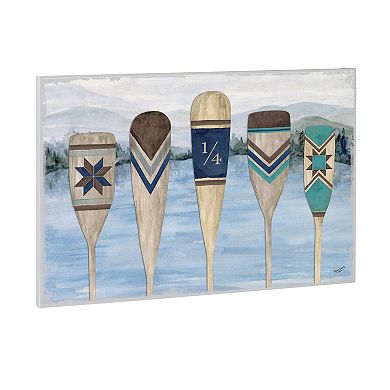 Evergreen Enterprises Lake Paddles Wooden Wall Decor