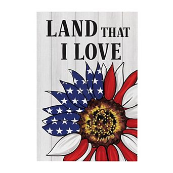 Evergreen Enterprises Land That I Love Wooden Wall Decor