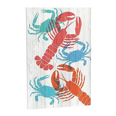 Evergreen Enterprises Crabs & Lobsters Wooden Wall Decor