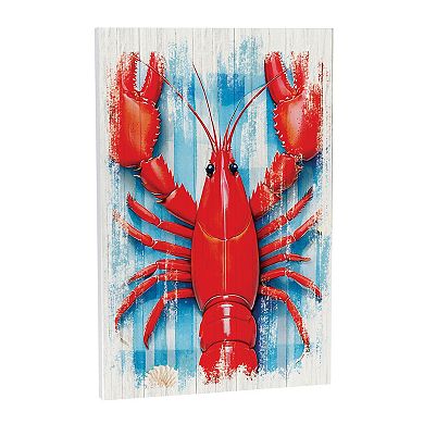 Evergreen Enterprises Coastal Lobster Wooden Wall Decor